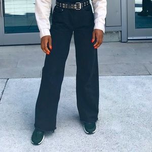 Black Wide Leg Jeans